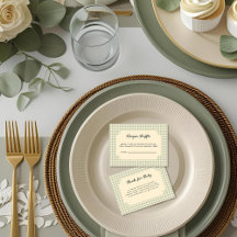 Receptáculo de Chá de fraldas de Gingham Verde Mod