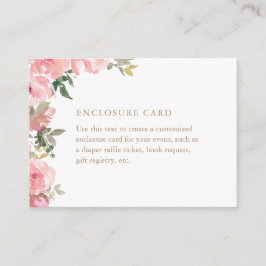 Cartão De Informações Receptáculo de Chá de fraldas Personalizado Verde