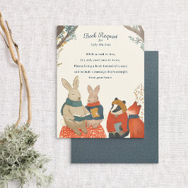 Cartão De Informações Receptáculo de Solicitação de Livro de Amigos do S