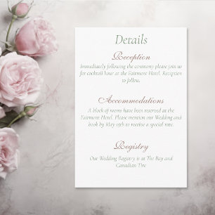 Cartão De Informações Regency Bridgerton Pink Roses Cameos