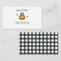 Registro de bebê de Halloween abóbora