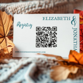 Cartão De Informações Registro de Casamento da Tipografia Moderna de Tea