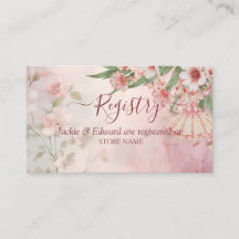 Registro de Casamento de Vintage Blush Dress