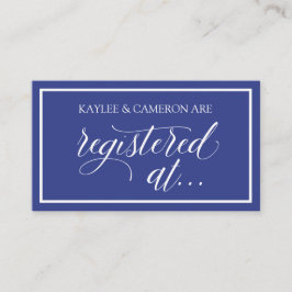 Cartão De Informações Registro De Casamentos / Registrado Em Cartões- Ro