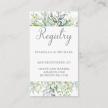 Registro de Presente de Casamento de Caligrafia Bo