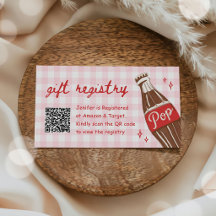 Registro de Presentes Código QR da Bebida Gásosa E