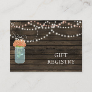 Cartão De Informações Registro de presentes de pedreiros do coral Russo