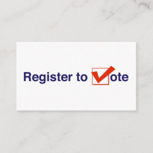 Cartão De Informações Registro Para Votação 2026