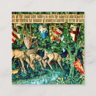 Cartão De Informações Rei Artur Medieval William Morris