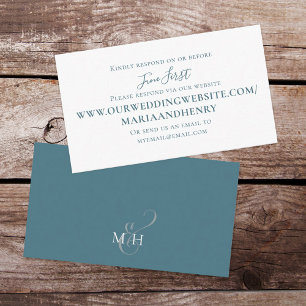 Cartão De Informações Resposta Mínima Via Orçamento do Site Azul Simples