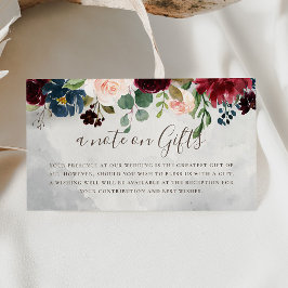 Cartão De Informações Ricos Clássicos Flores de Rosas Clássicos de Casam