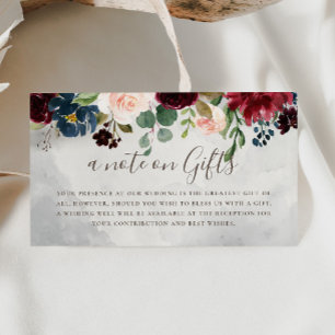 Cartão De Informações Ricos Clássicos Flores de Rosas Clássicos de Casam