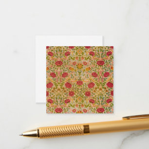 Cartão De Informações Rosa, 1883 por William Morris