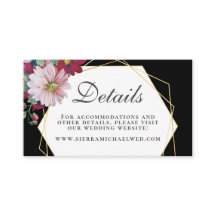 Rouge Burgundy Floral Dourado Geométrico Preto Cas