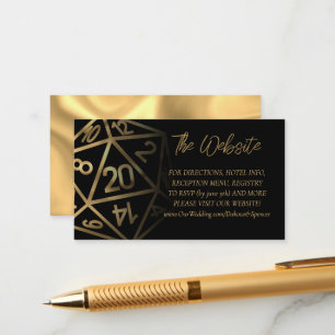 Cartão De Informações RPG Dice   Site do Jogador de Tabletop Fantasy Dou