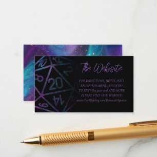 Cartão De Informações RPG Dice   Site do Nebula Fantasy Tabletop Gamer