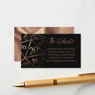 Cartão De Informações RPG Dice   Website de Tabletop Gamer da Copper Fan