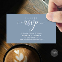 RSVP de Casamento via Telefone ou resposta por e-m