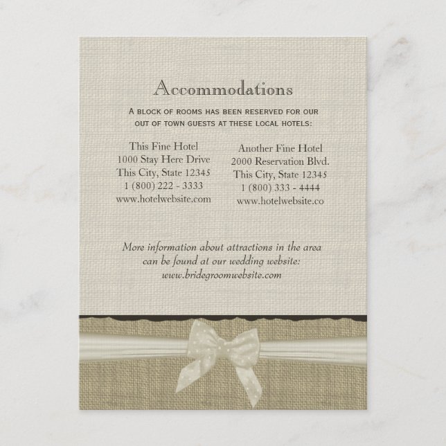 Cartão De Informações Ruptura russa e ficha de informações de direção do (Frente)