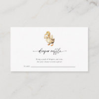Rustic Chic Duck Fralda Raffle