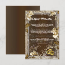 Rustic Elegance White Rose Safety Measures