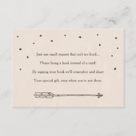 Cartão De Informações Rústico Adventure Themed Book Request Insert Cards