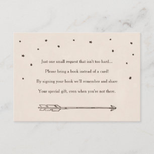 Cartão De Informações Rústico Adventure Themed Book Request Insert Cards