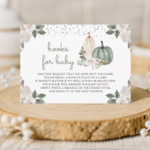 Sage Green Pumpkin Floral Fall Book Request