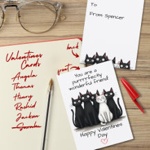 Sala de aulas de Dias de os namorados de Gatos Bon