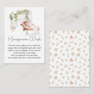 Cartão De Informações Sala de Honeymoon, do Elegante Boho Bride