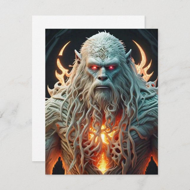 Cartão De Informações Sasquatch Celta (Frente/Verso)