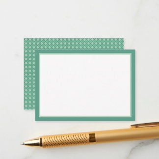 Cartão De Informações Seafoam Rattan