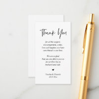 Sentido de casamento Obrigado, Preto e Branco