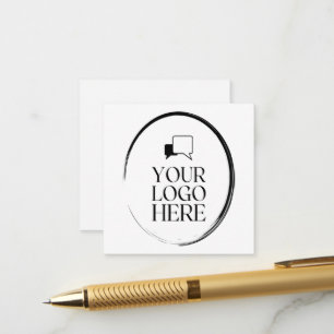 Cartão De Informações Seu Logo Aqui