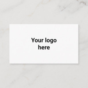 Cartão De Informações seu logotipo aqui é simples e clássico