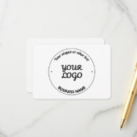 Seu logotipo com slogan editável e nome da empresa
