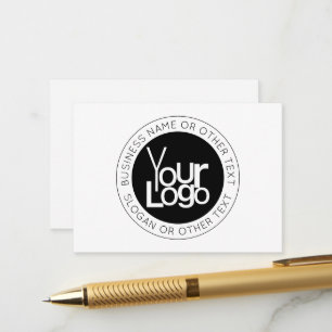 Cartão De Informações Seu logotipo de negócios & Texto editável moderno