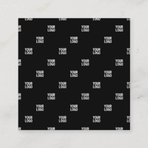 Cartão De Informações Seu logotipo ou qualquer imagem   Bandas Diagonais