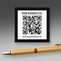 Seu Nome Comercial & Código QR Editável