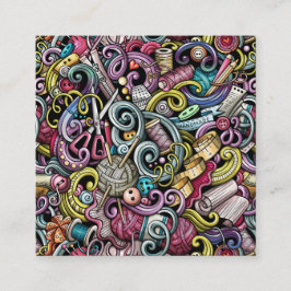 Cartão De Informações Sewing/Seamstress/Cartão de Enclosure