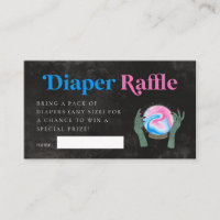 Sexo de Halloween Revelar Fralda Raffle Ticket