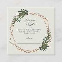 Sexo Geométrico Fralda Neutra Chá de fraldas Raffl