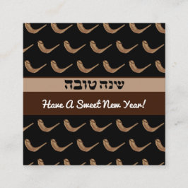 Cartão De Informações Shanah Tova Shofer Personalizado