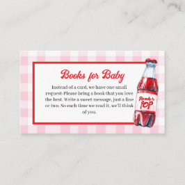 Cartão De Informações She's Ready to Pop Baby Shower Books for Baby 