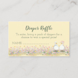 Cartão De Informações Silly Goose Diaper Raffle