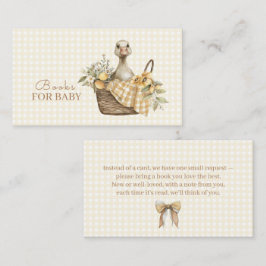 Cartão De Informações Silly Goose Lemon Watercolor Books for Baby 