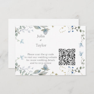 Cartão De Informações Simple Minimal Enclosure Card