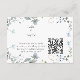 Cartão De Informações Simple Minimal Enclosure Card