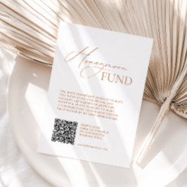 Cartão De Informações Simples e Minimalista Fundo de lua de mel desejand