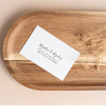 Cartão De Informações Simples Registro de Presente Caseiro Espanhol<br><div class="desc">Este simples cartão de registro de presentes de casamento espanhol é perfeito para um casamento,  chá de panela ou chá de fraldas moderno. O design simples e elegante apresenta a tipografia de scripts clássicos e ricos em preto e branco.</div>